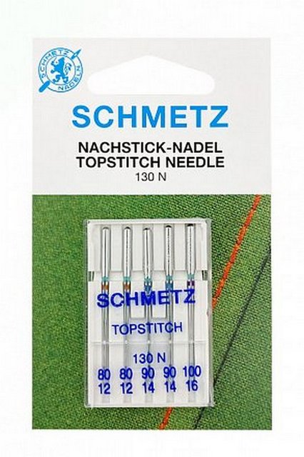 Иглы Топ Стич 130/705 Н №80(2),90(2), 100 , 5 шт Schmetz 0717362 Иглы Топ Стич 130/705 Н №80(2),90(2), 100 , 5 шт Schmetz 0717362