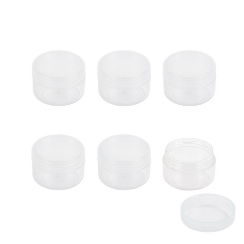 Туба пластик "Gamma" T-0110  6шт., d 3 х 2 см, цв. прозрачный