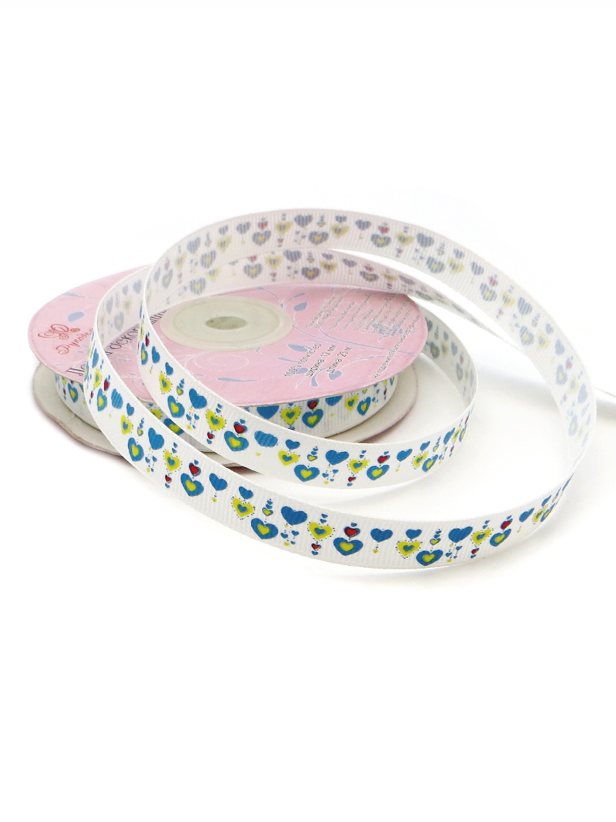 Лента декоративная принтованная "Рукоделие" LD-002 25м, цвет 02