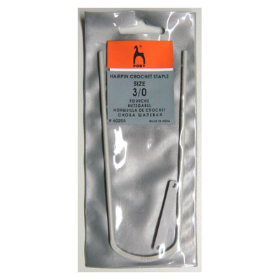 Скоба шалевая, размер 3/0, PONY 60205