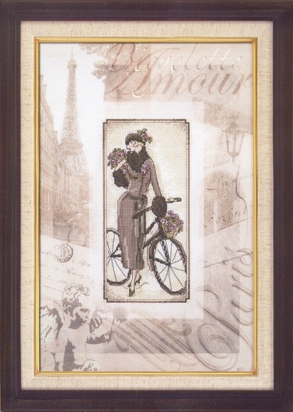 Набор для вышивания «Panna» ГМ-1707 Ретро. Париж.19х28 cм