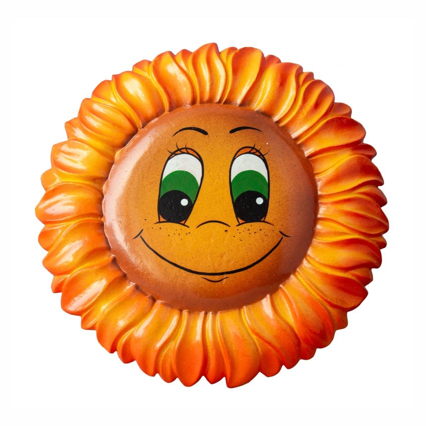 Декоративное изделие из пенопласта ПОДСОЛНУХ,d= 30 см