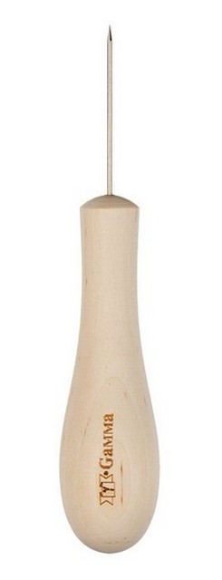 Шило проколочное «Gamma» CON-04 d 1.4  канцелярское с березовой ручкой 1шт.
