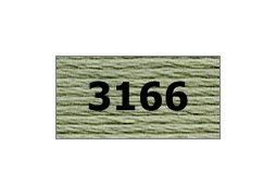 мулине "Gamma"  х/б 24 x 8 м 3166, гр.серый