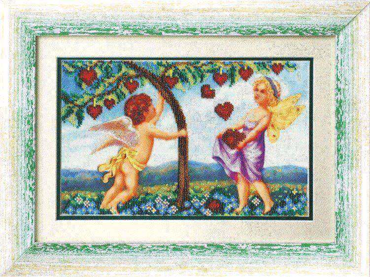 Набор для вышивания «Чарівна Мить» Б-591 "Дерево любви"28,5*17,5 см