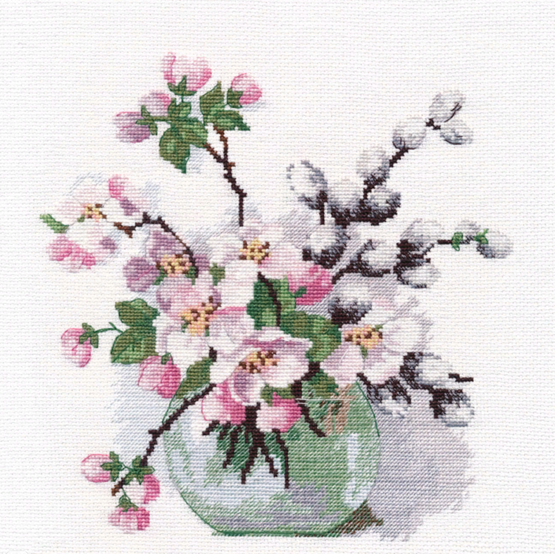 Набор для вышивания «Овен» 1386 "Аромат весны" 21 х 21 см