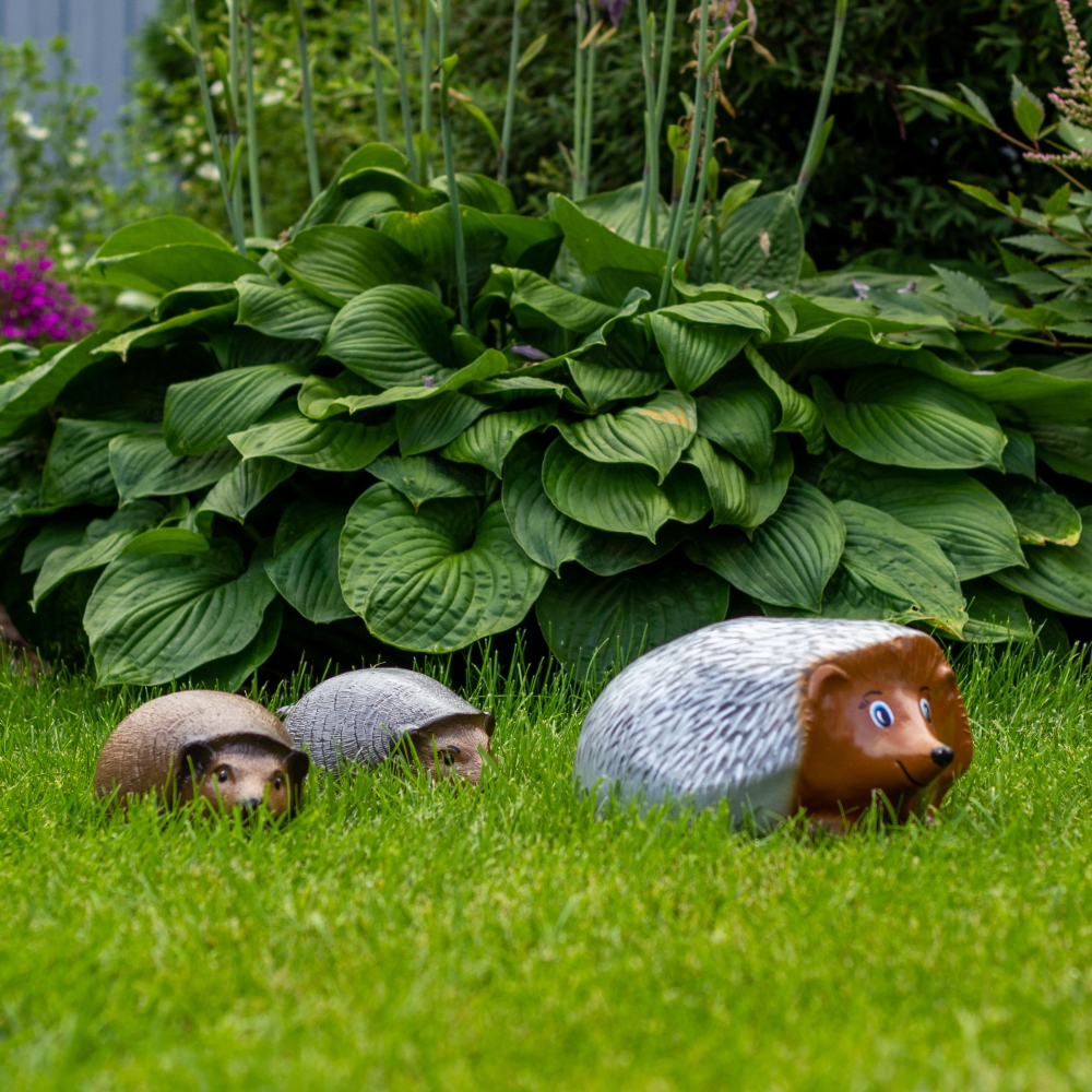 Декоративные изделия из пенопласта Ежики, 3 шт