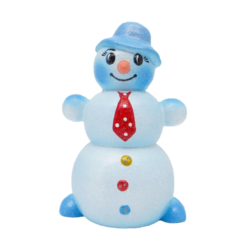 Декоративное изделие из пенопласта СНЕГОВИЧОК, 15 см