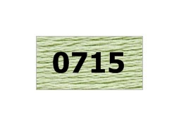 мулине "Gamma"  х/б 24 x 8 м 0715, св.зеленый