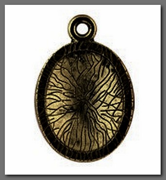 Основа MFB-06 "Zlatka" 1,7х2,5 см 10 шт. под античную т. бронзу