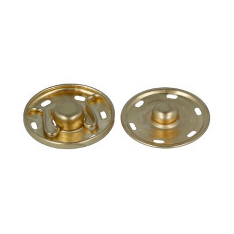 Кнопки пришивные KLМ300 металл "Gamma" d 30 мм 10 шт. №05 под золото