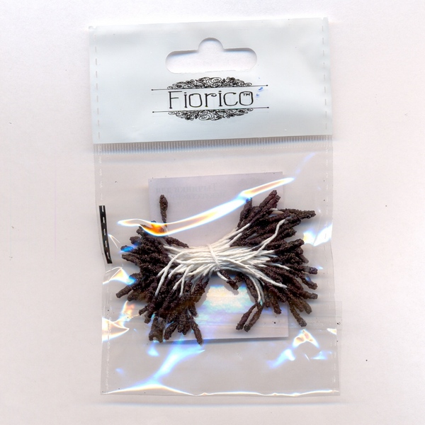 Тычинки для искусственных цветов "Fiorico" TIC/B-1.5, чёрный, 1,5 мм  кол-во в пучке 85 шт.