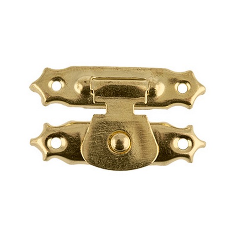 Декоративный замок для шкатулок MMG-033 "Mr. Carving", металл 2,9 x 1,6 см , цвет №01 золото