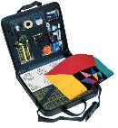 Чемодан для квилтинга для поездок 35х36х7 см черный цв.