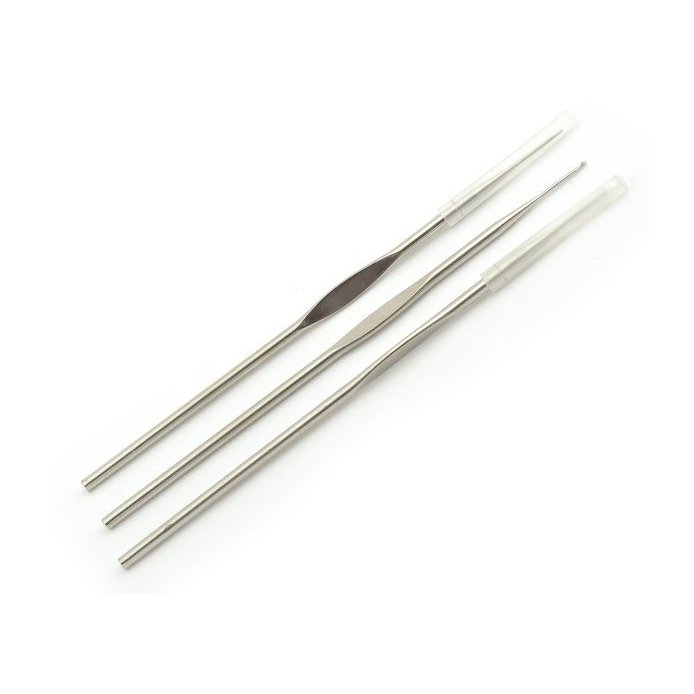 Крючки для вязания арт.ТВ-CH03 Maxwell - 8 0,9мм цв.никель упак.12 шт.