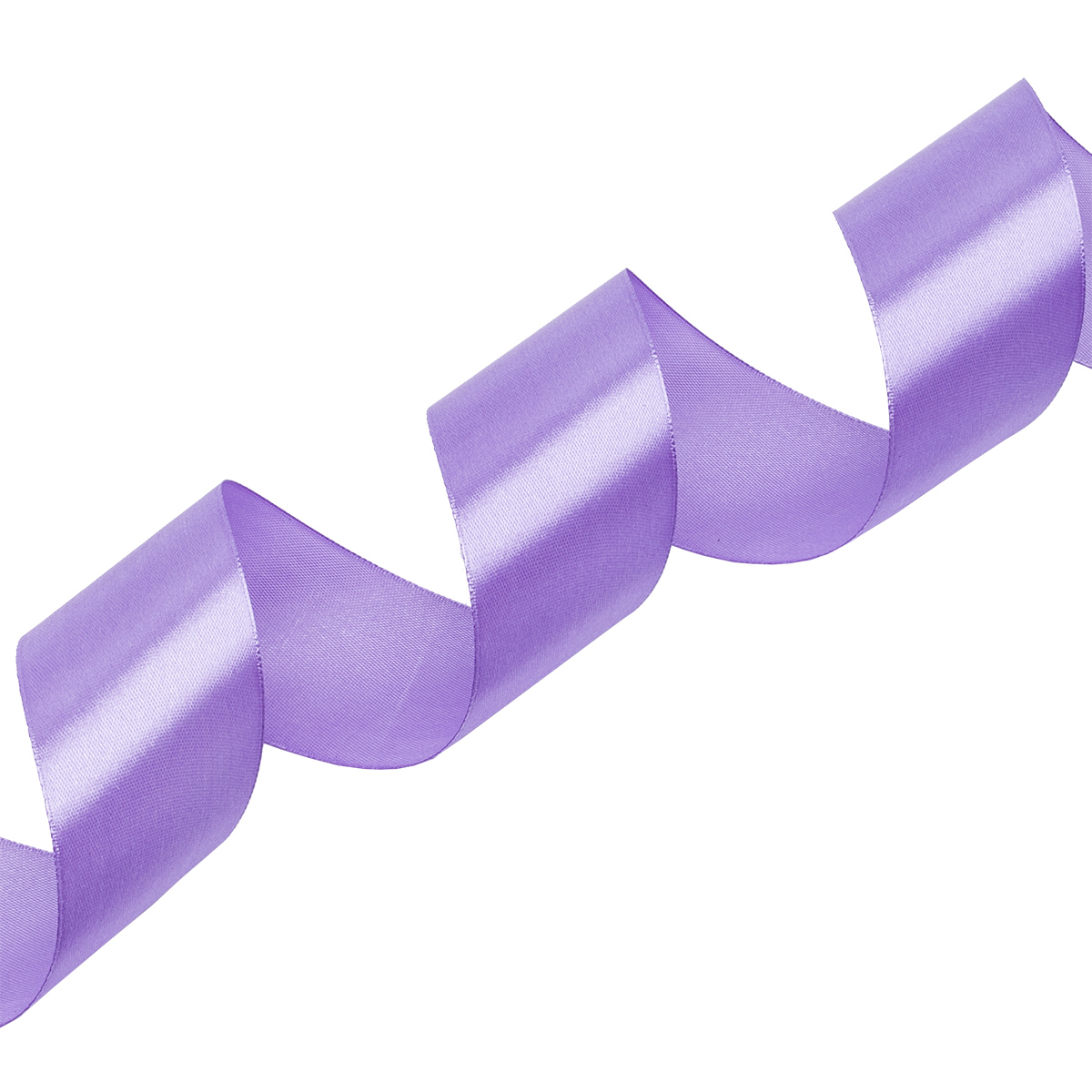 Лента атласная 5,0 см х 22,86 м цв.166 т.сиреневый   