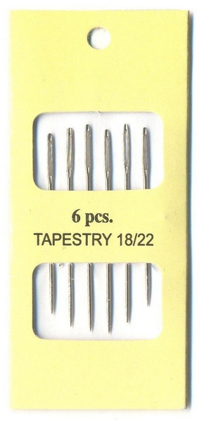 Иглы гобеленовые TAPESTRY 18/22 набор HN-115/6 (уп.10шт.)
