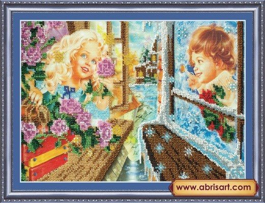 Набор АБРИС АРТ АВ-063 Кай и Герда 35x26 см