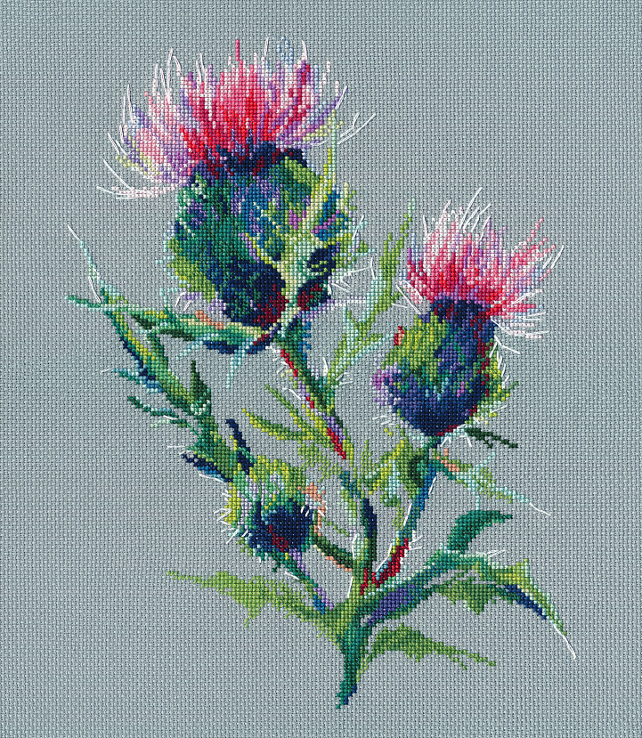 Набор для вышивания «Овен» 1595 "Чертополох" 20 х 27 см