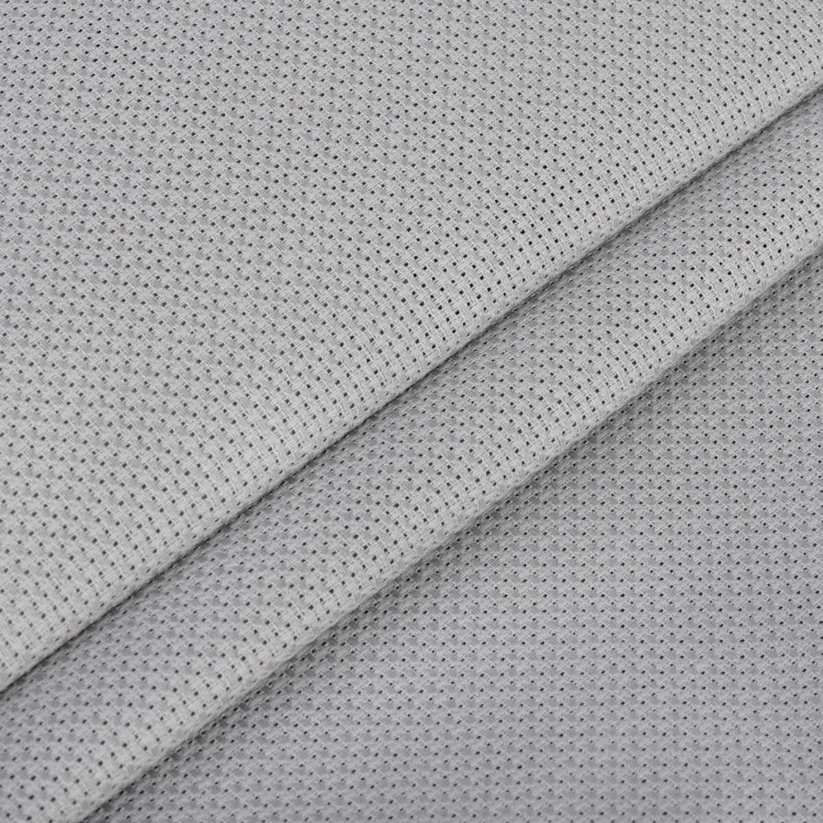 Канва K04 «Gamma» Aida №14, 100% хлопок 30x40 см, цв.св. серый