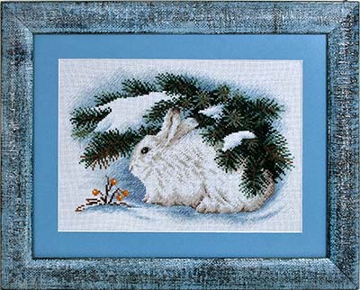 Набор для вышивания «Panna» Ж-0877 Заяц беляк,28 x 21,5 см