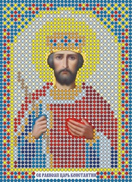 Набор РУССКАЯ СКАЗКА ММН-073 Св. равноапостольный царь Константин,  8х11см