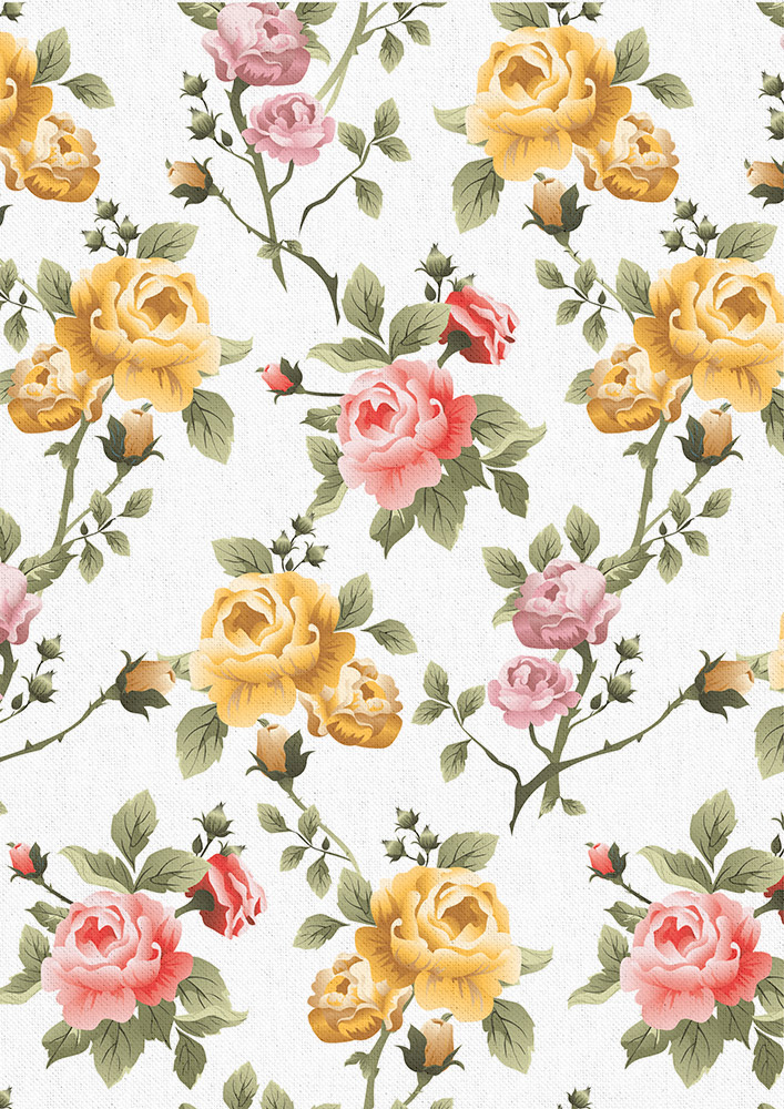 Ткани для пэчворка PEPPY ВЕРСАЛЬСКИЕ САДЫ ФАСОВКА 50*55 см, цв.белый