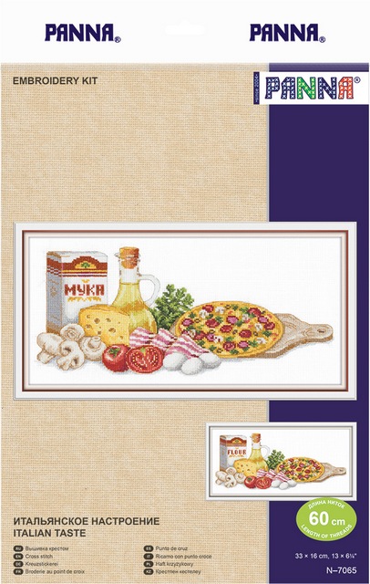 Набор для вышивания "Panna" N-7065 Итальянское настроение,33 x 16 см