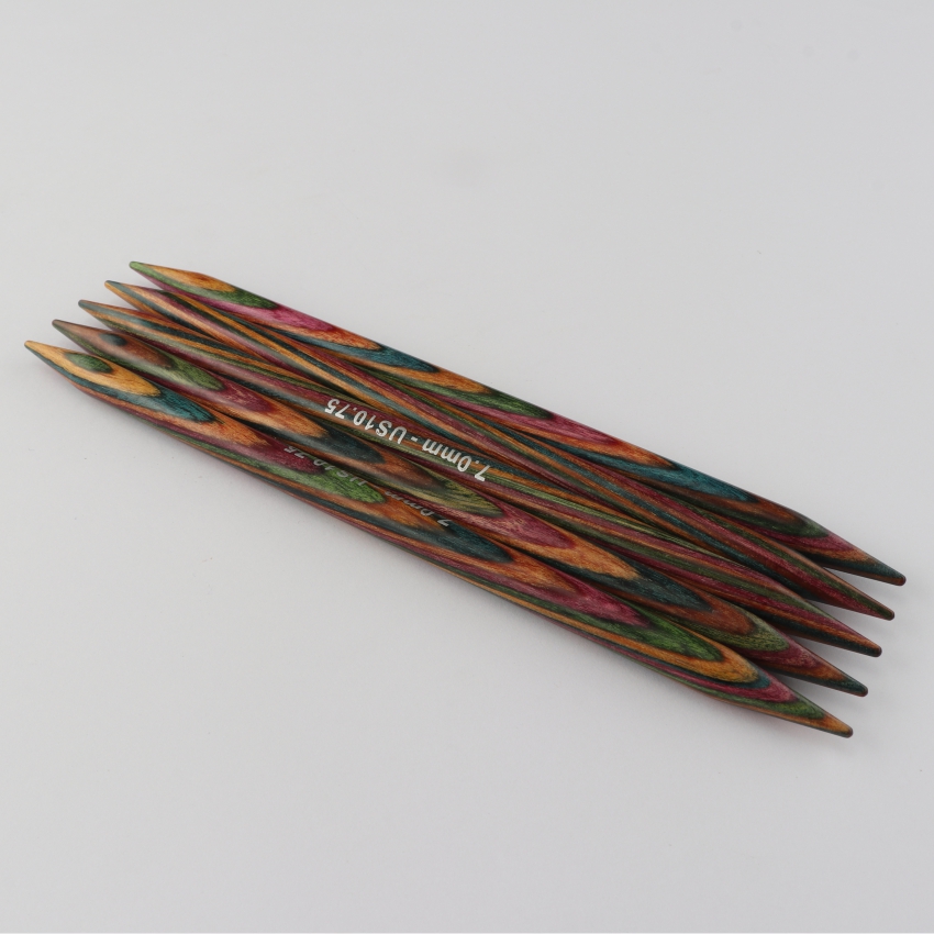 Спицы деревянные носочные Symfonie KnitPro, 20 см, 7.00 мм 20116