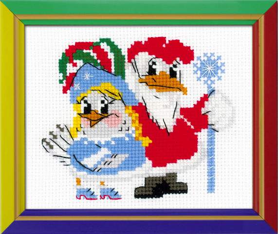 Набор для вышивания «Весёлая Пчёлка» НВ170 Новогодний маскарад 15x18 см