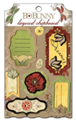 Украшение декоративное из картона BoBunny "Serenade Layered Chipboard" (чипборд) 