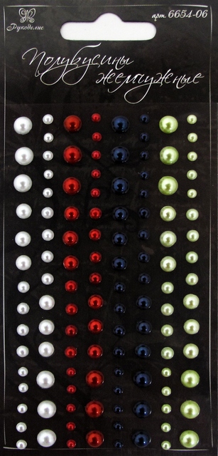 Клеевые камушки "Рукоделие" 6654-06 120шт.