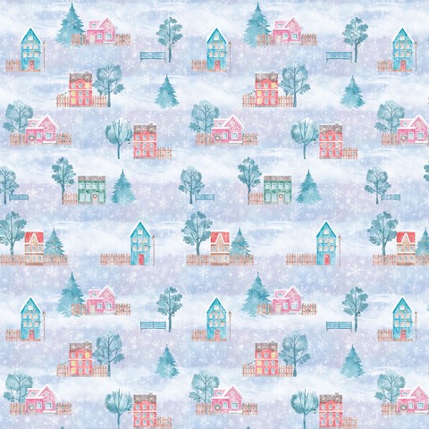 Упаковочная бумага односторонняя NWPO-01 «Stilerra» 100 x 70 см, цвет 02 Зима