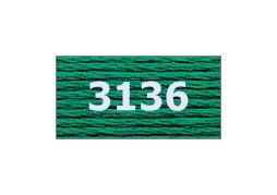 мулине "Gamma"  х/б 24 x 8 м 3136, яр.зеленый