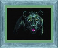 Набор для вышивания «Чарівна Мить» 0247 Пантера,29х23 см.