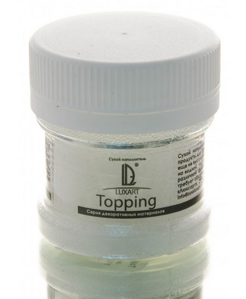 Декоративная присыпка (топпинг) Luxart Topping микросферы (06-09 мм)  25 мл