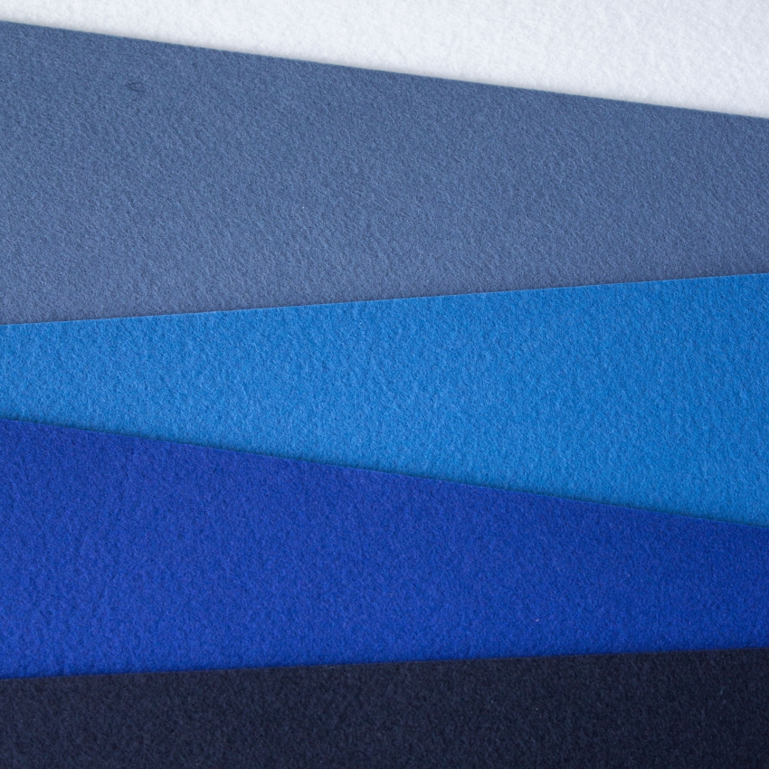 Набор декоративного фетра FSR2.0-RON5-05 2 мм; 22 см х 30 см (5 листов, 5 цветов)