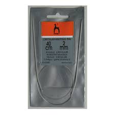 Спицы циркулярные 40 см PONY  47201 d=2.00 мм