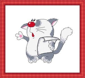 Набор для вышивания «Сделано с любовью» ШМ-007 Сочиняю на досуге