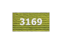 мулине "Gamma"  х/б 24 x 8 м 3169, св.зеленый