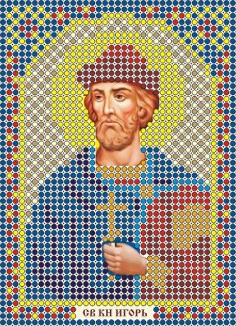 Набор РУССКАЯ СКАЗКА ММН-066  Св. благоверный князь Игорь , 8х11 см