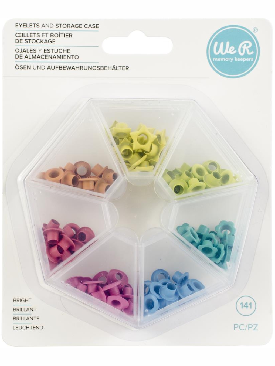 Люверсы в чехле для хранения "We R memory keepers"  141 шт. арт 660384