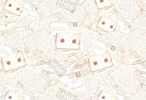 Бумага рисовая для декупажа Stamperia, 1 лист, 48*33 см Письма