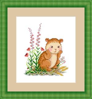 Набор для вышивания «Сделано с любовью» ЗВ-002 Хомушка