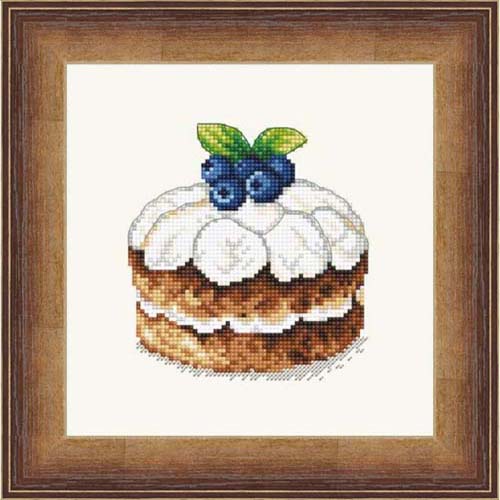 Набор для вышивания «Сделано с любовью» ВИ-014 Черничный десерт