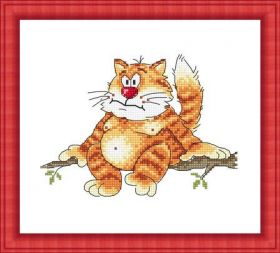 Набор для вышивания «Сделано с любовью» ПР-003 Высоко сижу-на собак гляжу