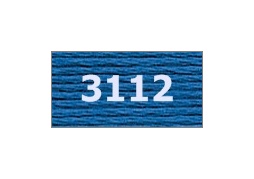 мулине "Gamma"  х/б 24 x 8 м 3112, св.св.синий