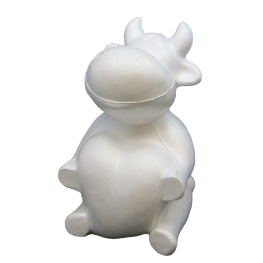 Форма из пенопласта БЫК с сердцем (неокр) h-17 см