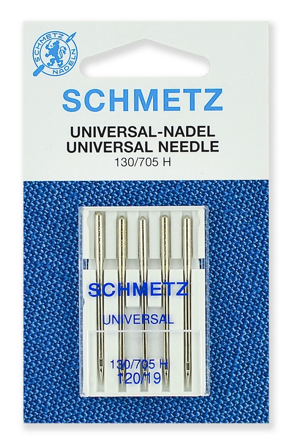Иглы стандартные 130/705H №120/19, 5 шт. Schmetz 0701100