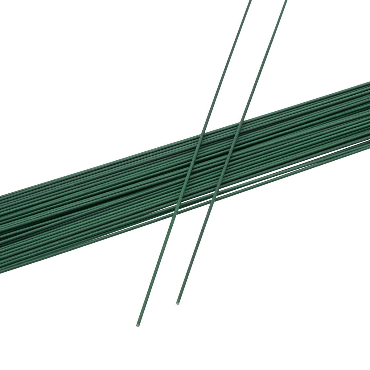Проволока флористическая, РР-покрытие, 0,6 мм*40 см, 50 шт./упак, Astra&Craft ( зеленый )
